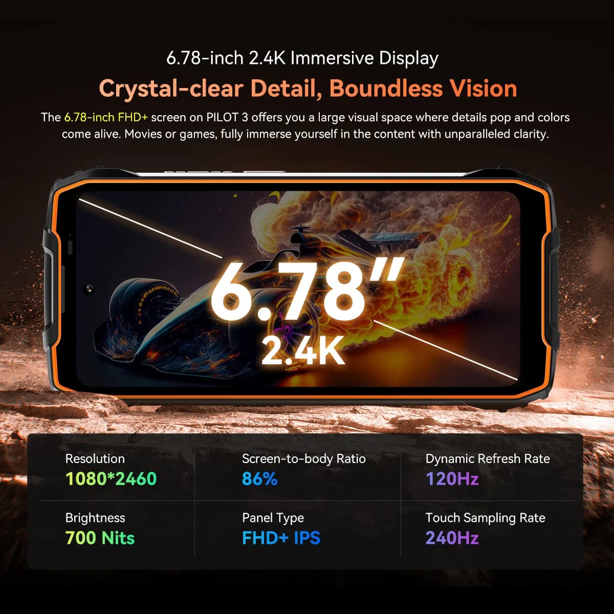 Blackview Oscal Pilot 3 5G smartfon wytrzymały - 3