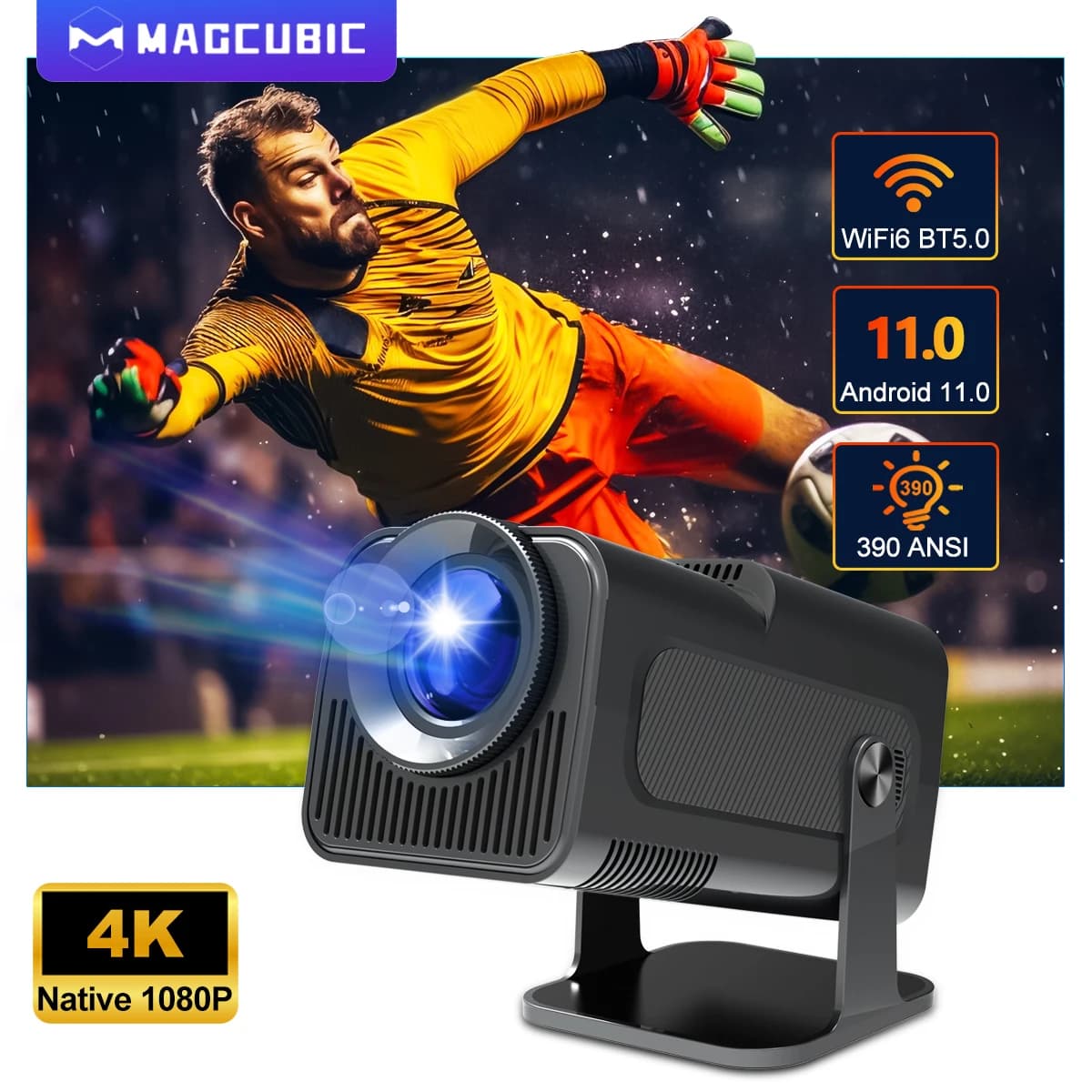 Mini projektor 4K Magcubic HY320 Android