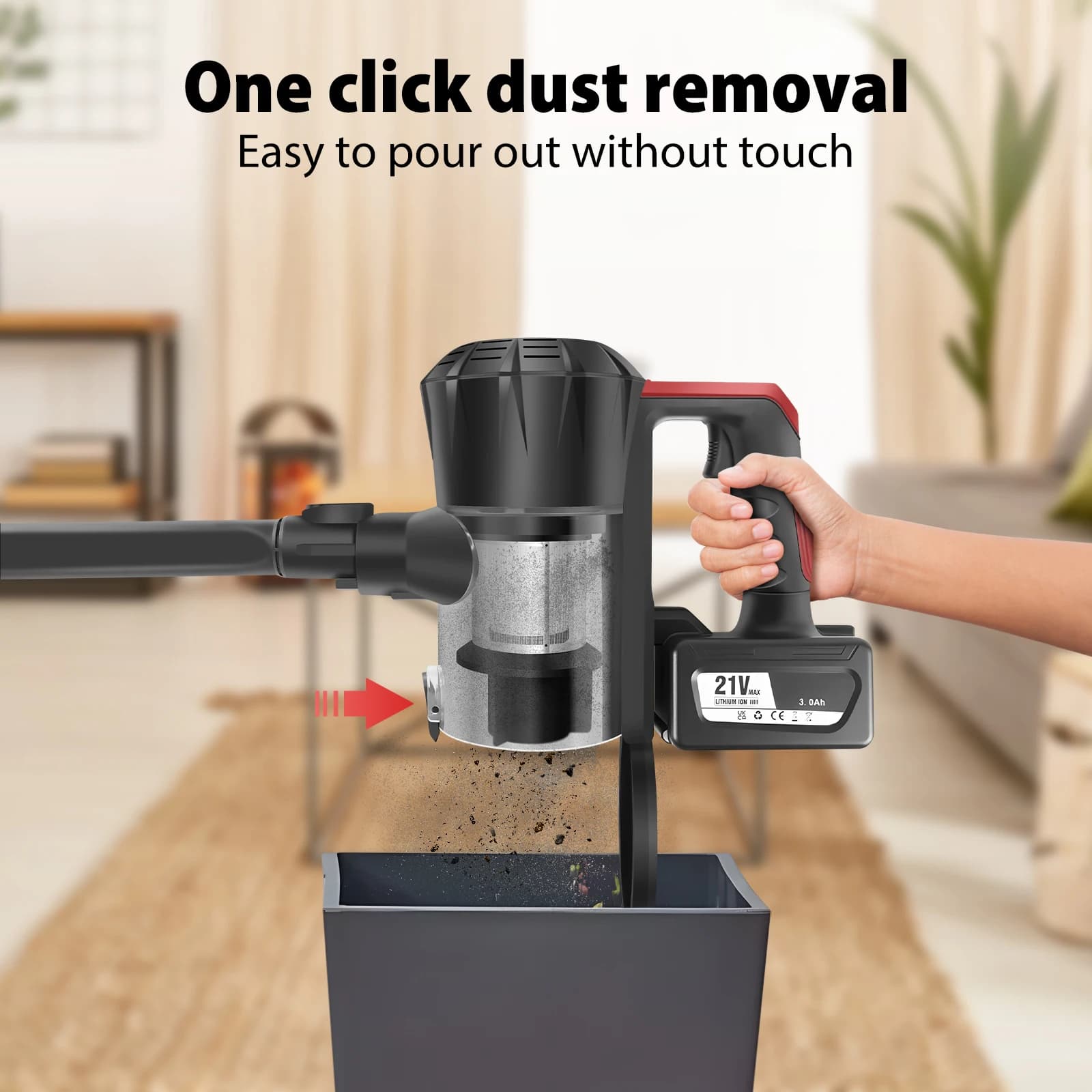 Odkurzacz bezprzewodowy 6 w 1 pionowy - 7