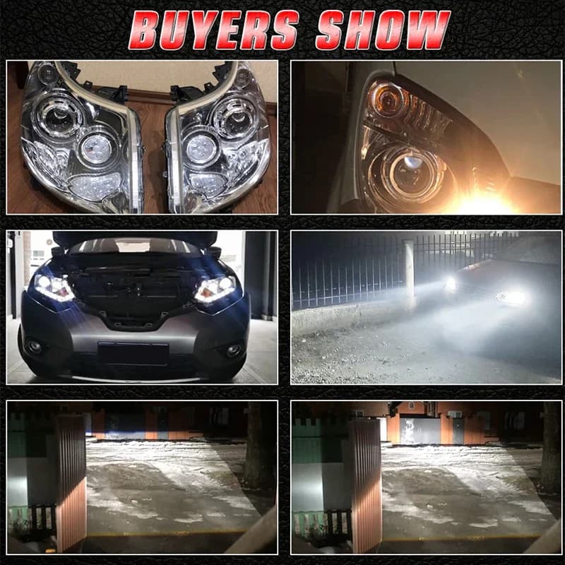 Soczewki bi-LED do reflektorów samochodowych 3" - 5