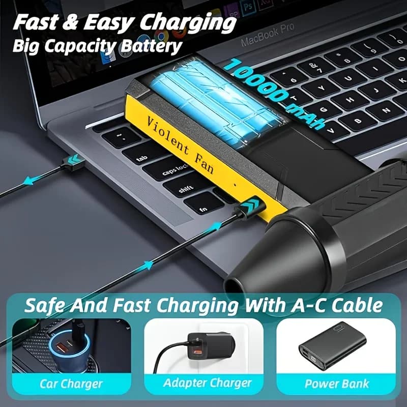 Wentylator elektryczny turbina USB 800k obr/min - 5