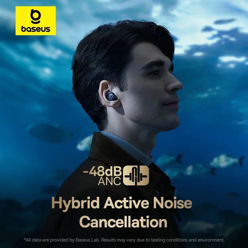 Bezprzewodowe słuchawki Baseus Bowie MA10 Pro ANC - 4
