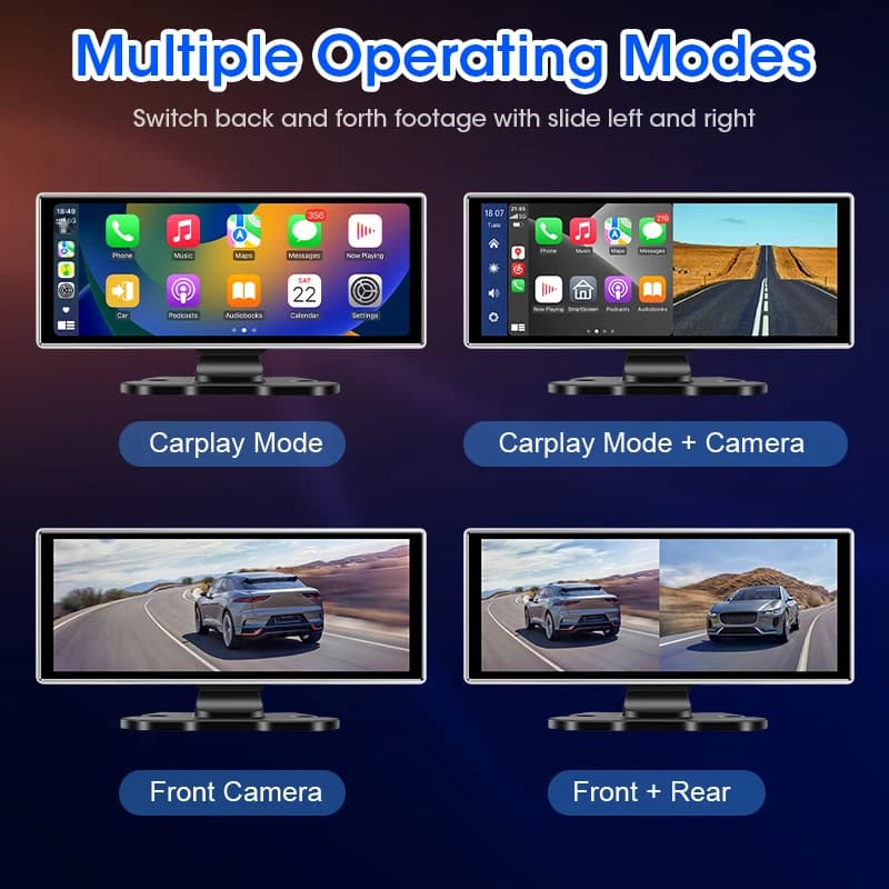 Przenośny monitor samochodowy 11,26" CarPlay Android Auto - 7