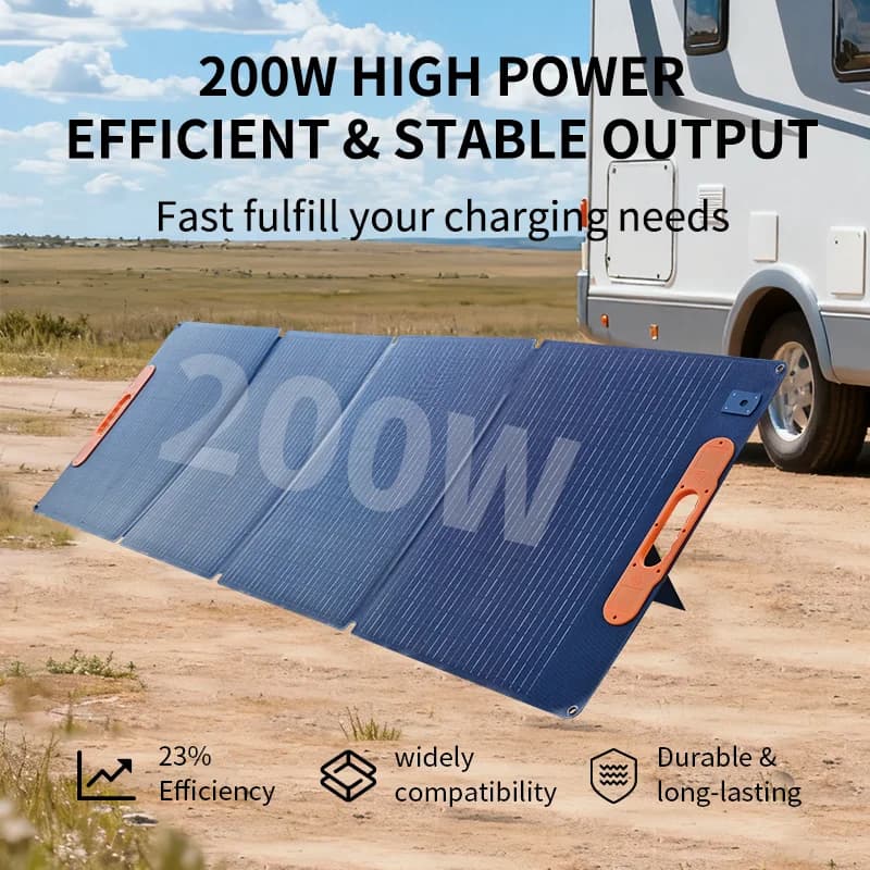 Panel słoneczny 200W składany do ładowania - 5