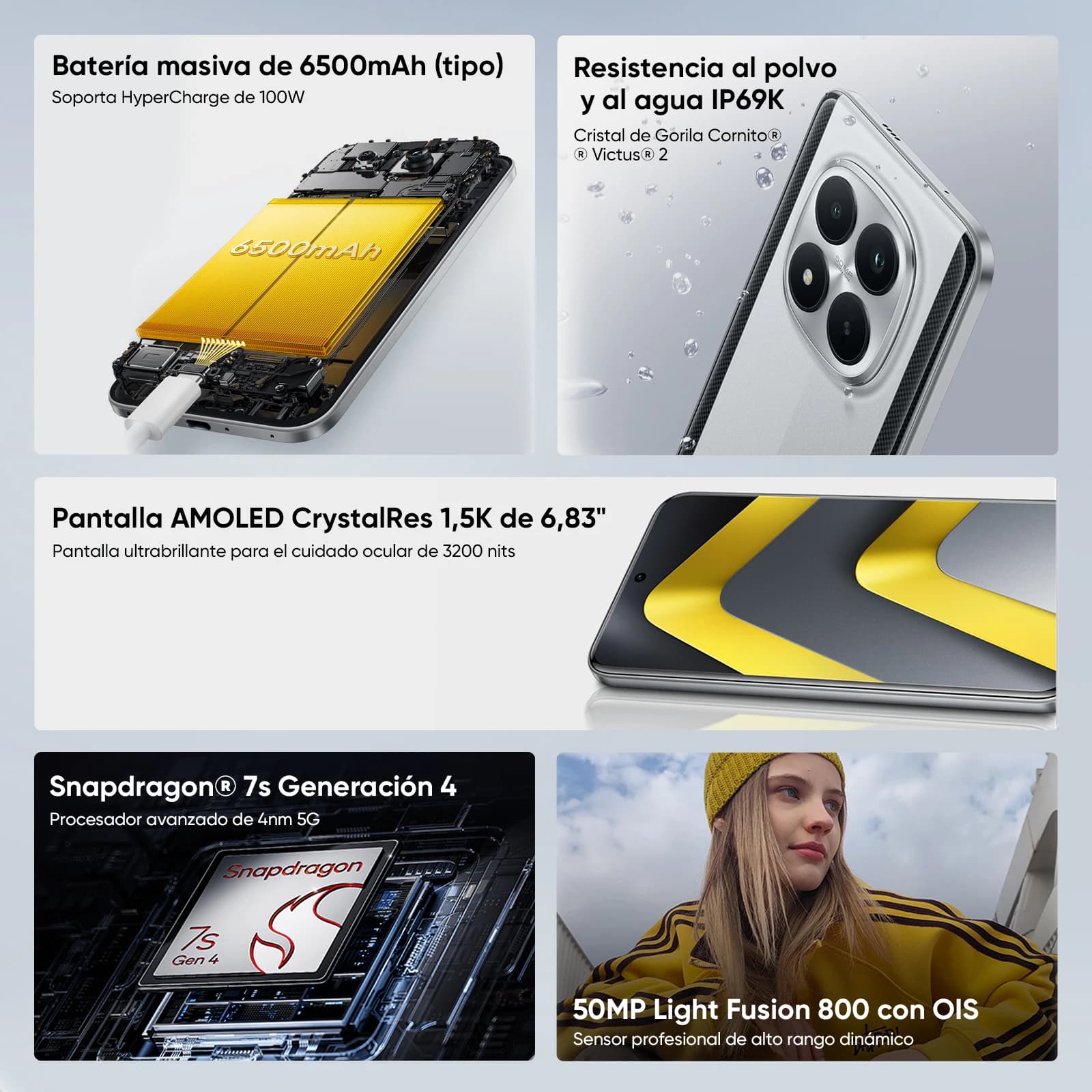 POCO M8 Pro 5G Snapdragon 7s Gen 4 - 4