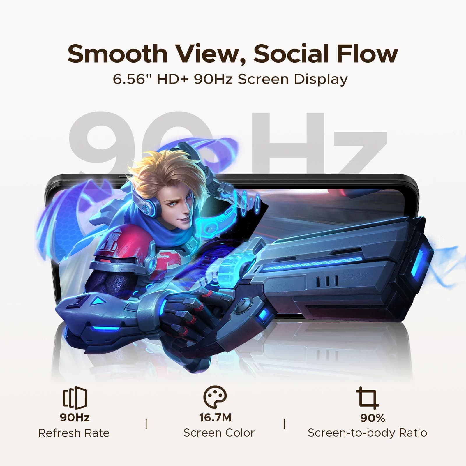 DOOGEE Note56 X - Smartfon Android 16, 6.56" - 7