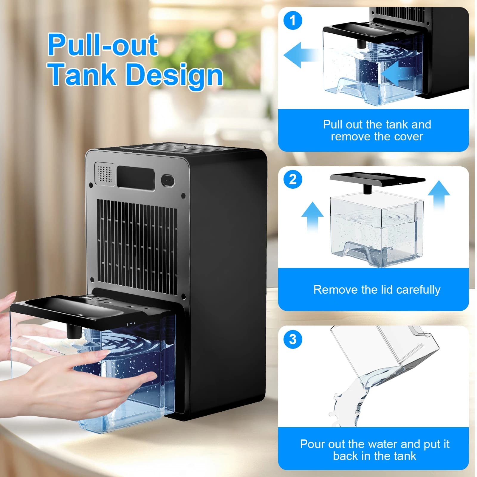 Oczyszczacz powietrza i osuszacz 3L LOEFME - 7