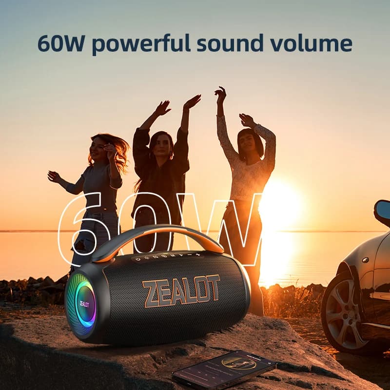 Głośnik Bluetooth Zealot P12 60W z TWS - 4