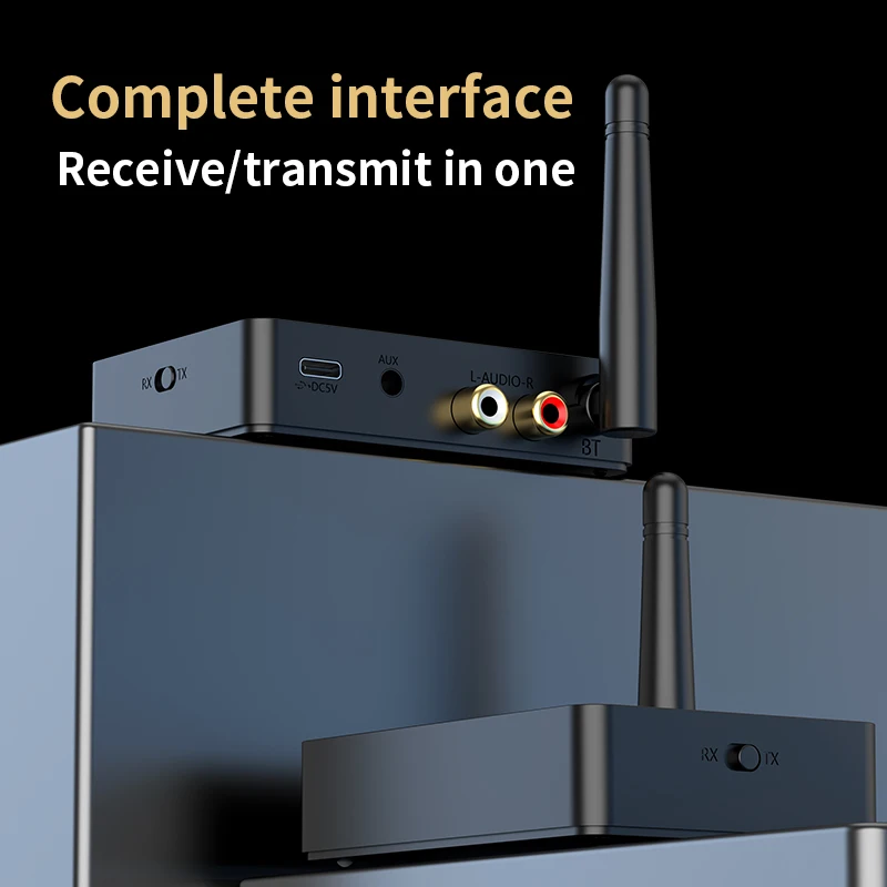 Odbiornik nadajnik Bluetooth 5.3 aptX HD - 4