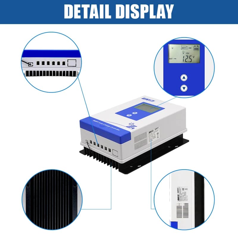 Regulator MPPT ładowania 40A 30A 20A 12V 24V - 4