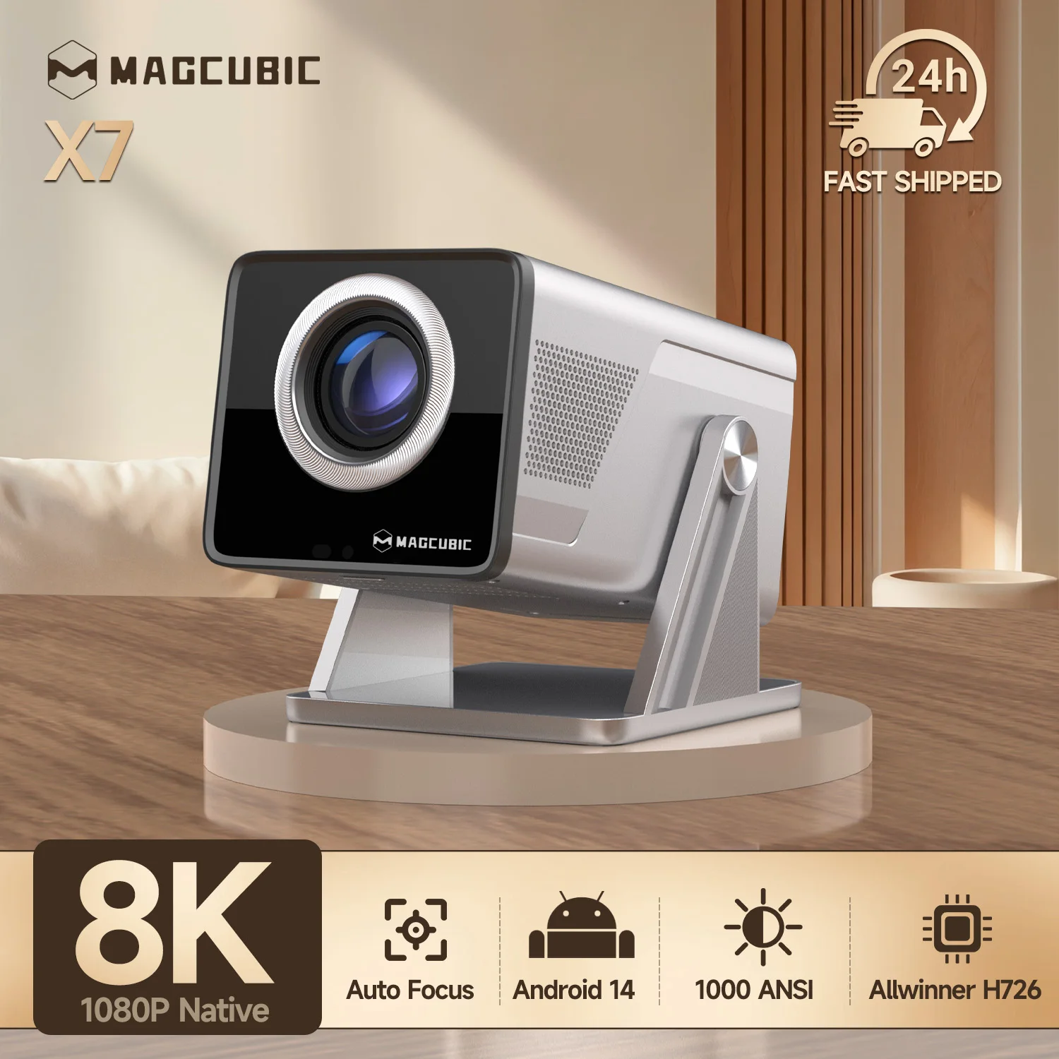 Projektor Magcubic X7 1080p z androidem 14