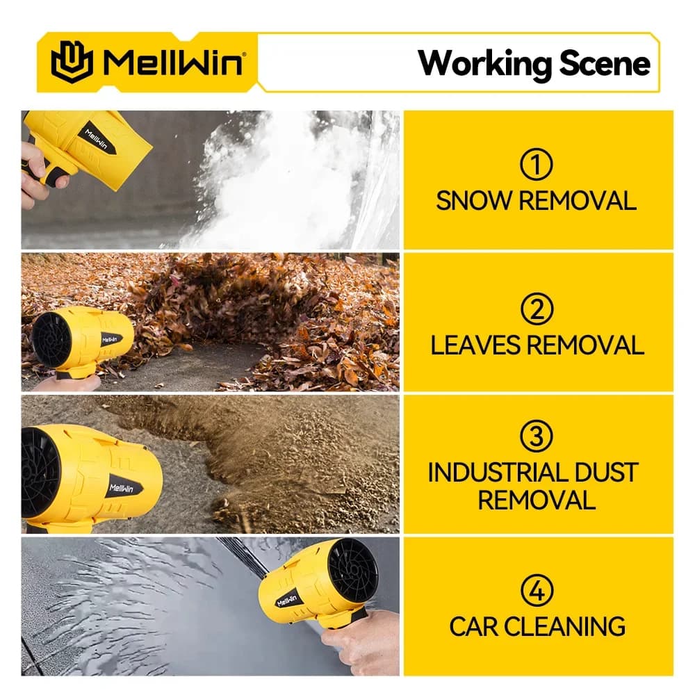 Dmuchawa bezszczzotkowa Makita 18V 350m/s - 6