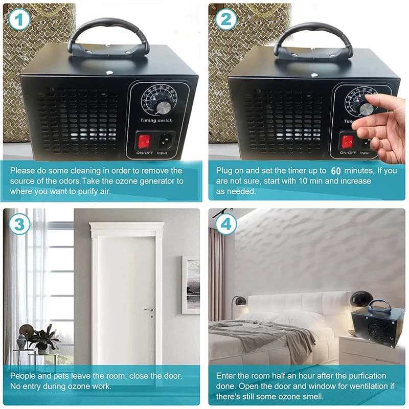 Ozonator 220V 60g oczyszczacz powietrza - 7