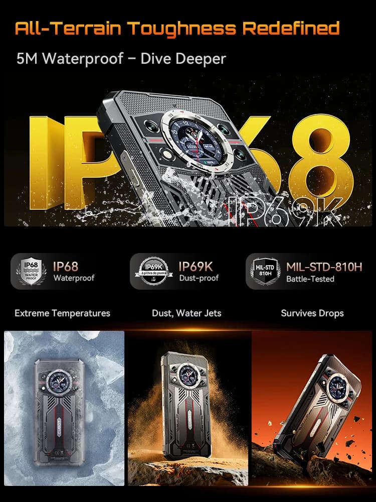 Cubot KingKong 11 5G Smartphone 256GB - 4