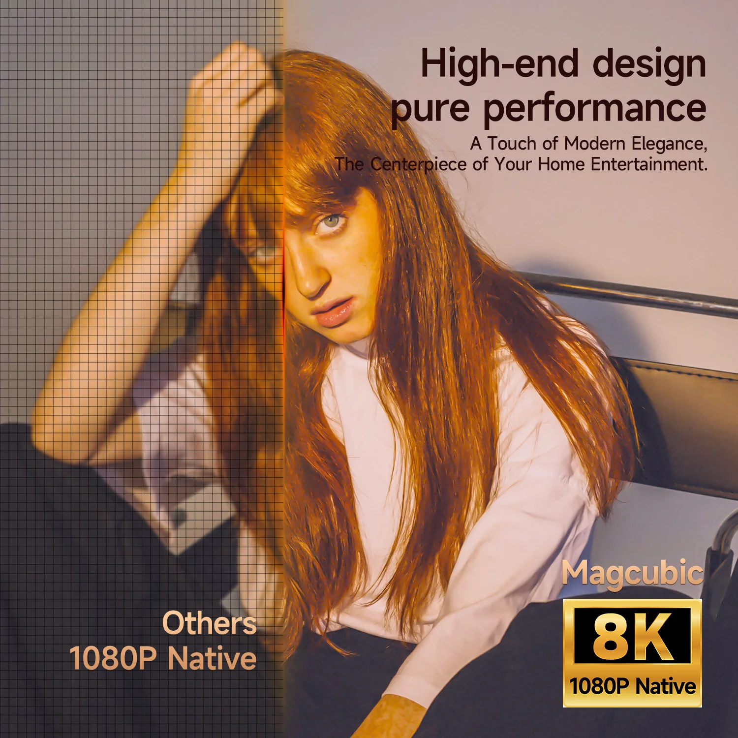 Projektor HD 1080P Magcubic X7 z Android 14 - 7