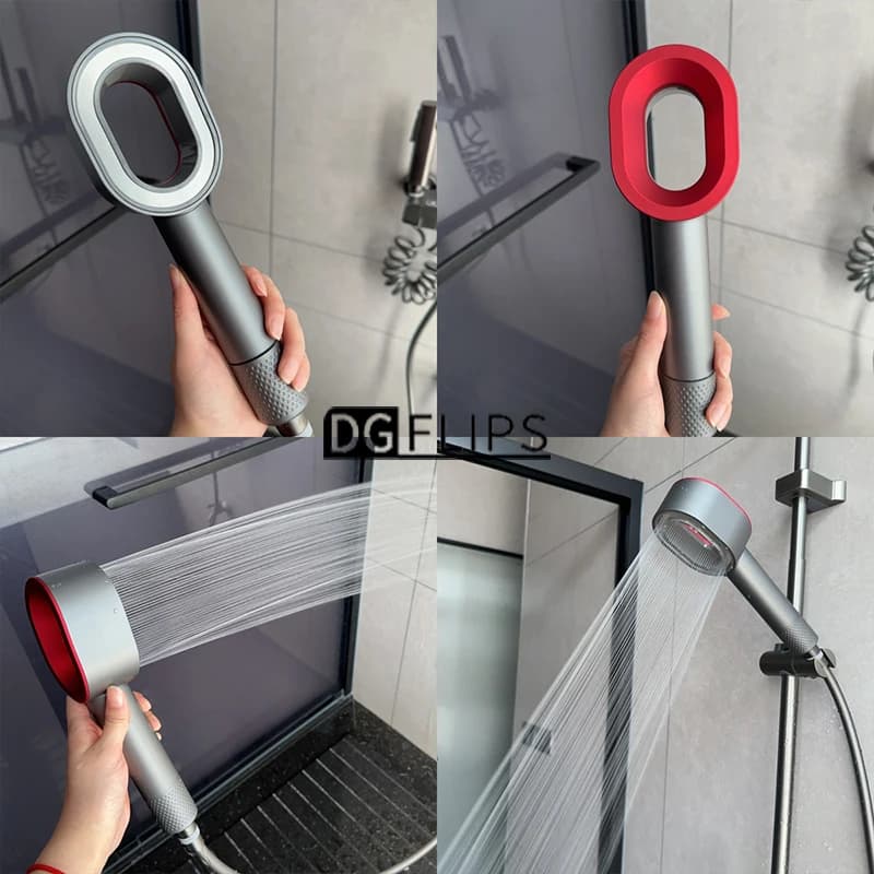 Filtrująca głowica prysznicowa oszczędzająca wodę - 5