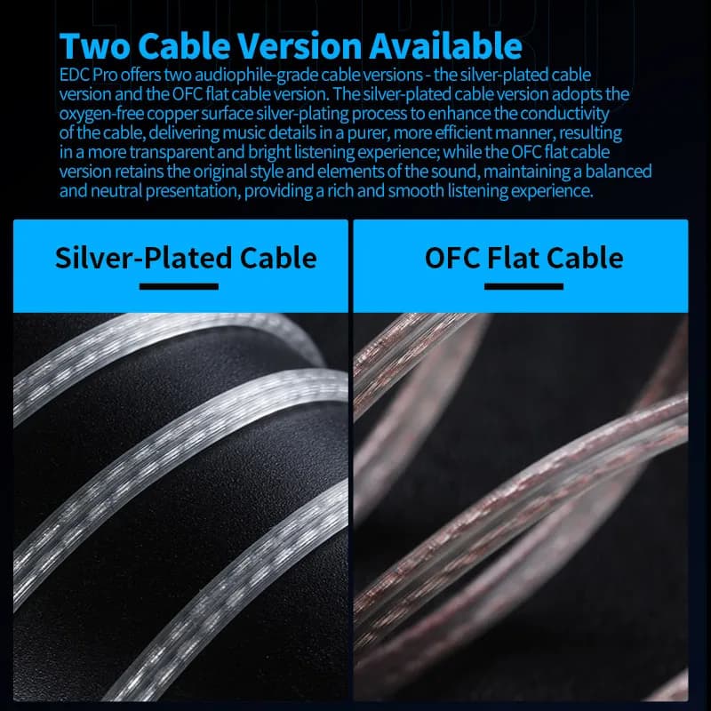 Słuchawki douszne KZ EDC Pro z kablem - 7