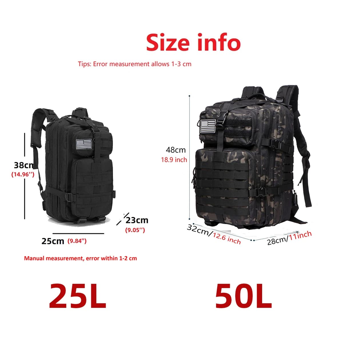 Wytrzymały plecak trekkingowy 25-50L - 7