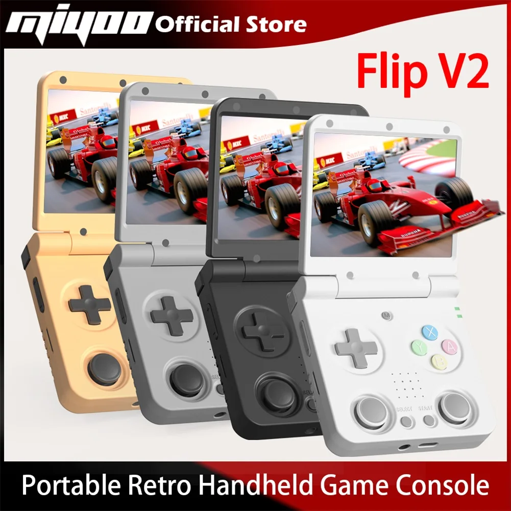 MIYOO Flip V2 konsola gier retro 3,5"