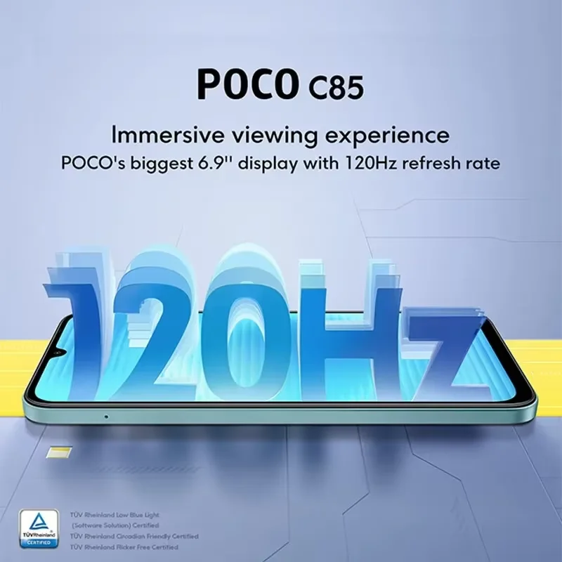 POCO C85 6,9" 128GB smartfon 50MP - 6