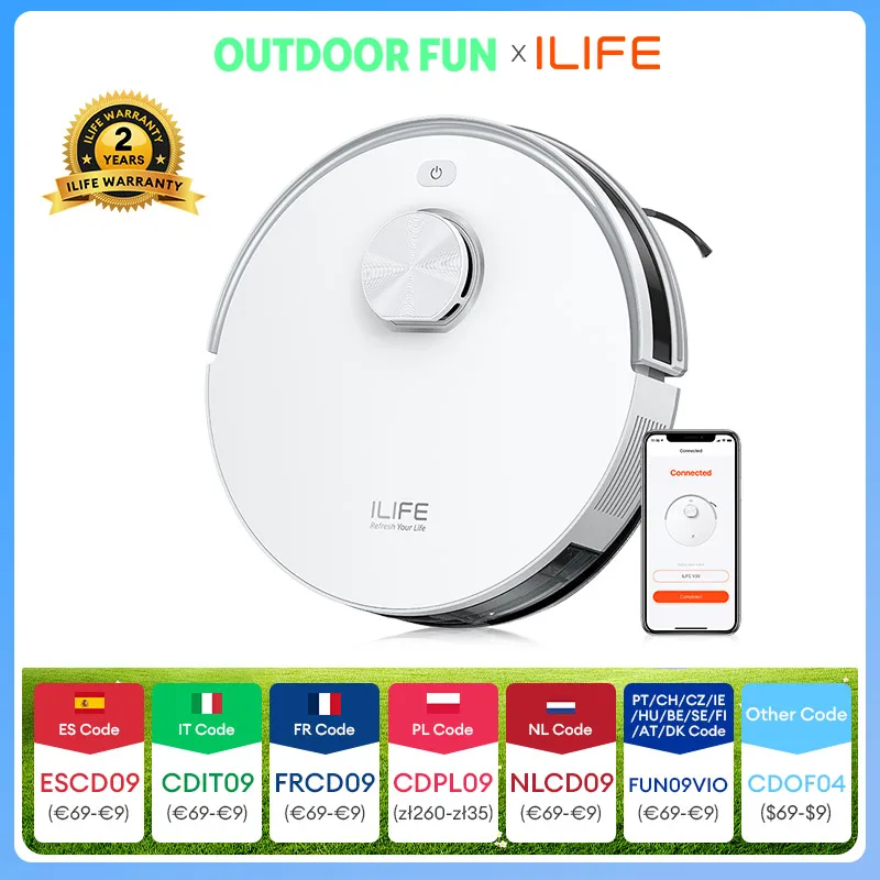 Odkurzacz automatyczny ILIFE V30 z laserową nawigacją