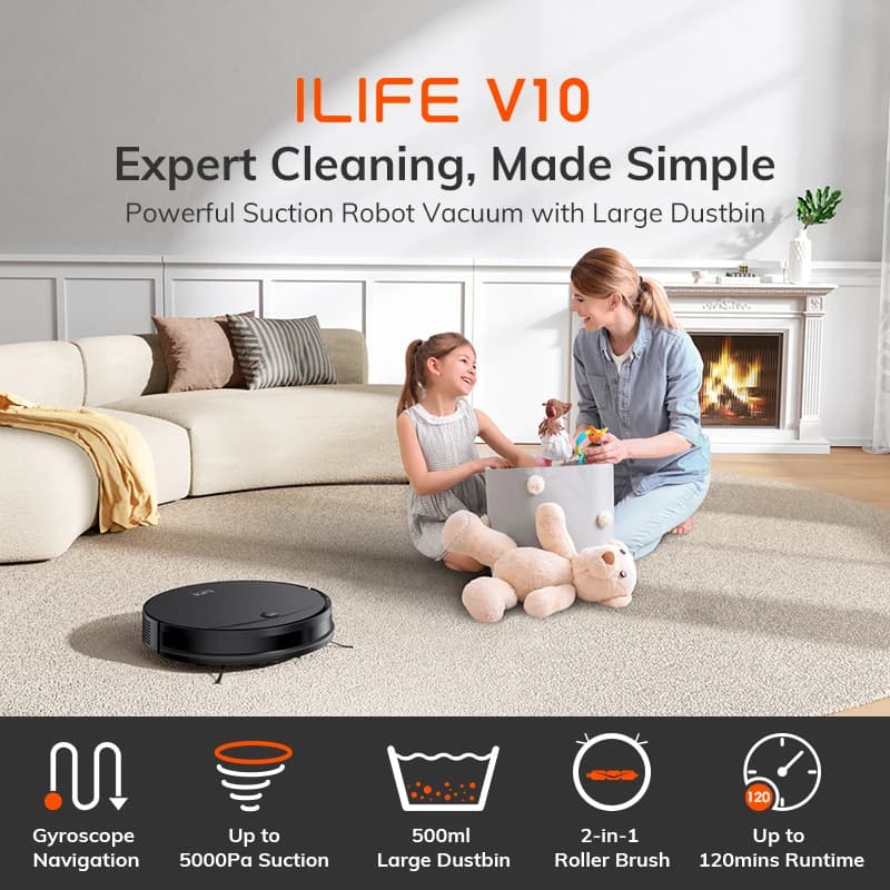 ILIFE V10 robot odkurzający 5000Pa - 3