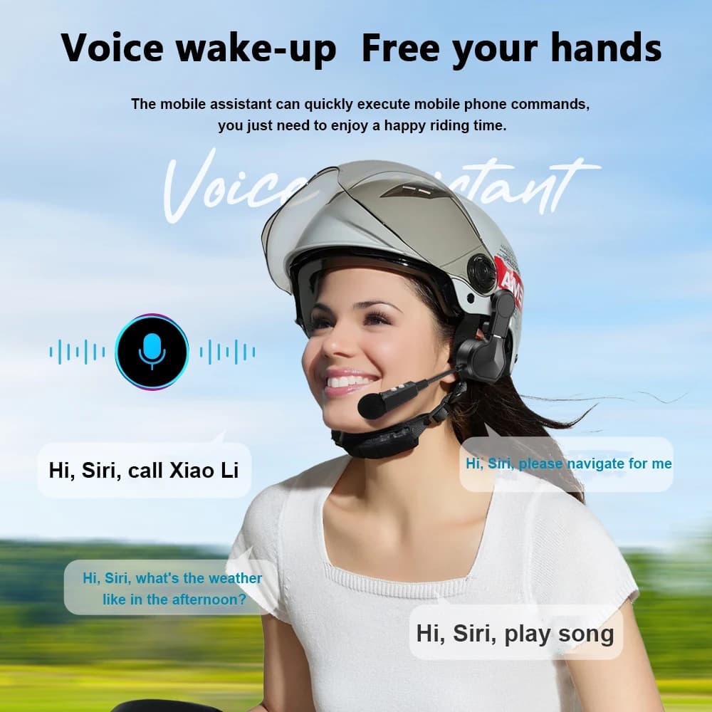 Słuchawki Bluetooth do kasku motocyklowego BT9 - 5