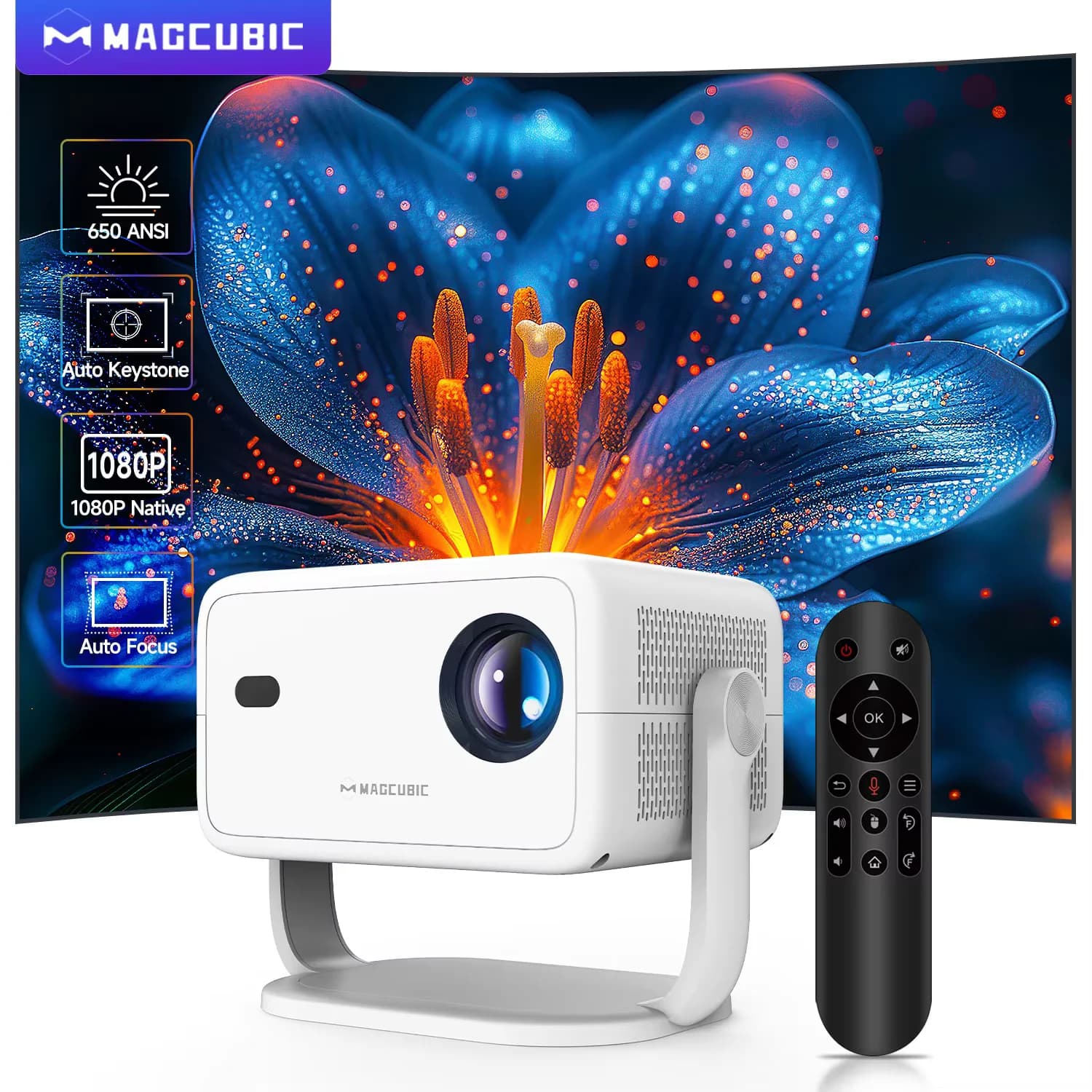 Projektor Magcubic 650ANSI 8K Android 14