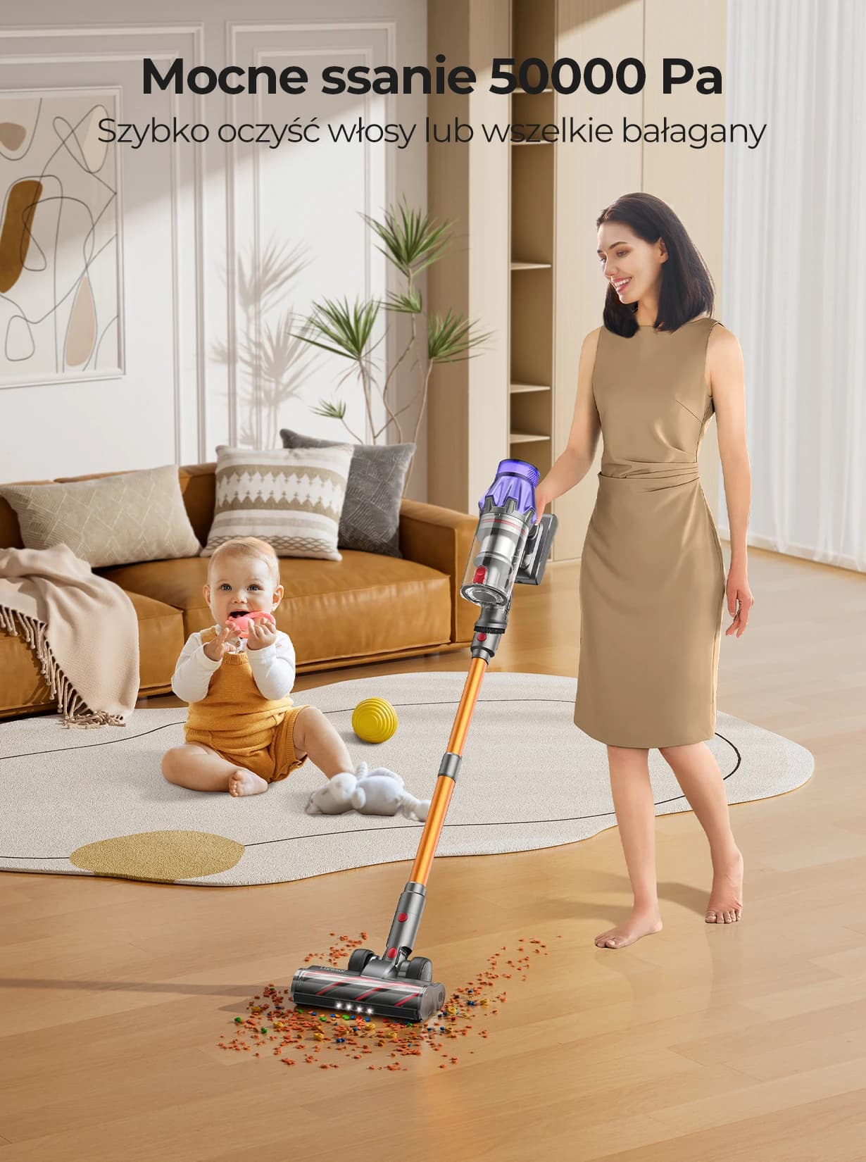 Odkurzacz bezprzewodowy Laresar V7 500W - 5