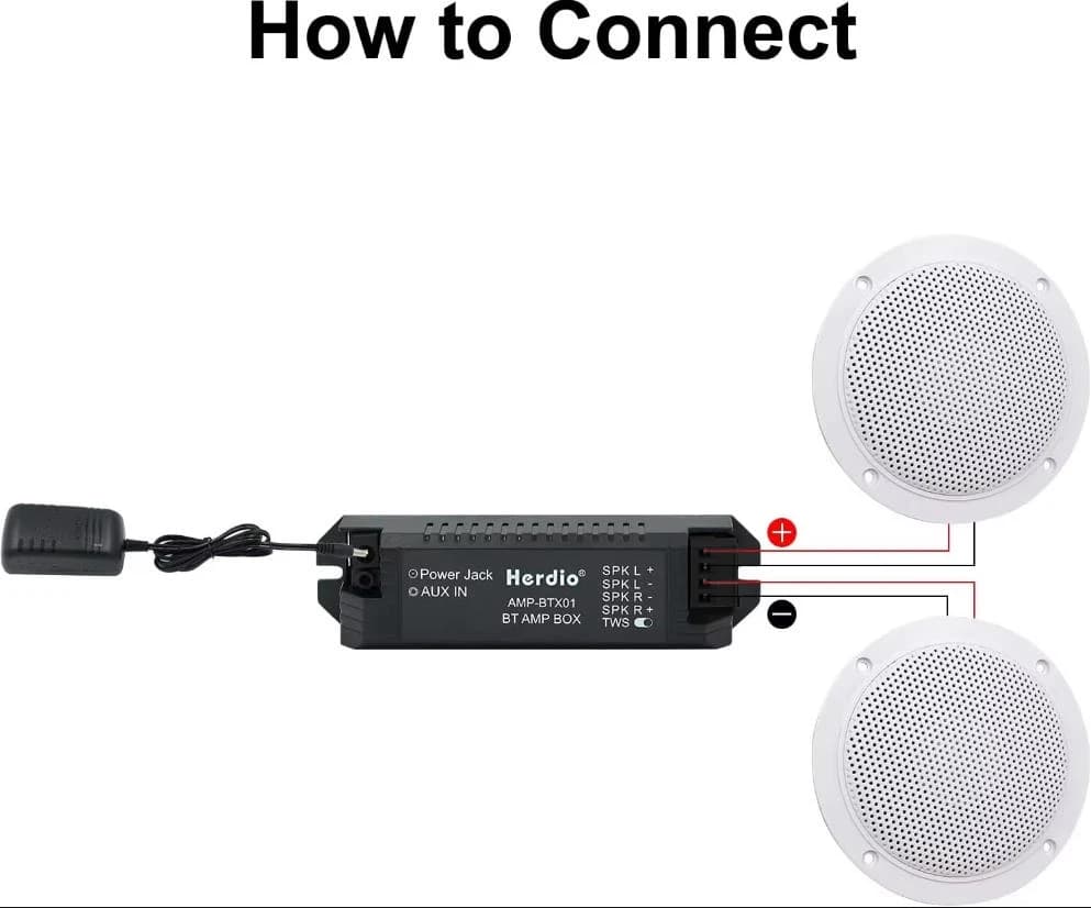 Głośnik sufitowy Herdio Bluetooth 160W - 7