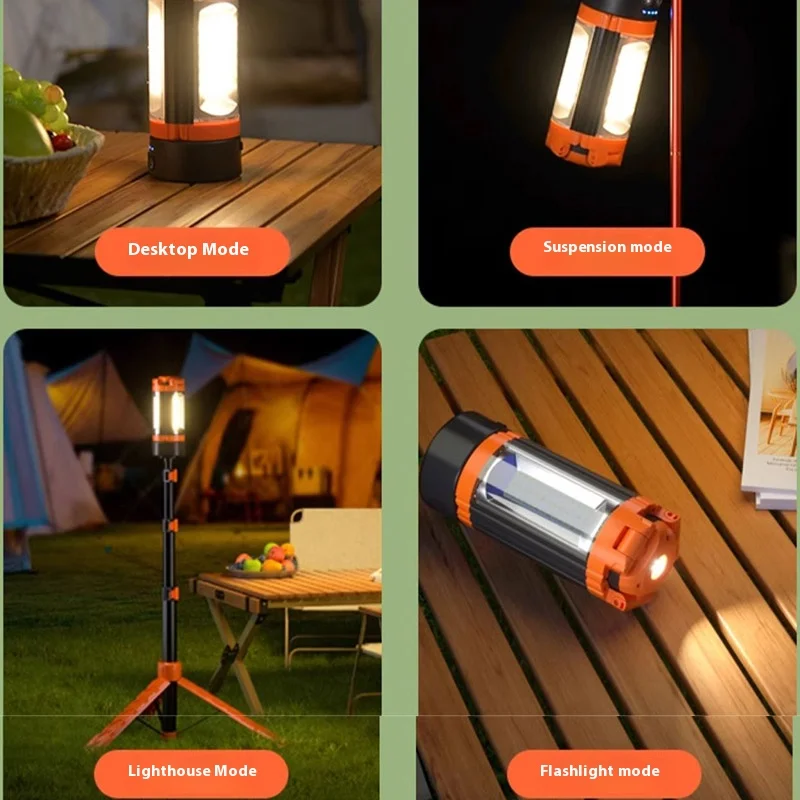 Lampa robocza LED 164-54 cm z magnesem na 18650 - 7