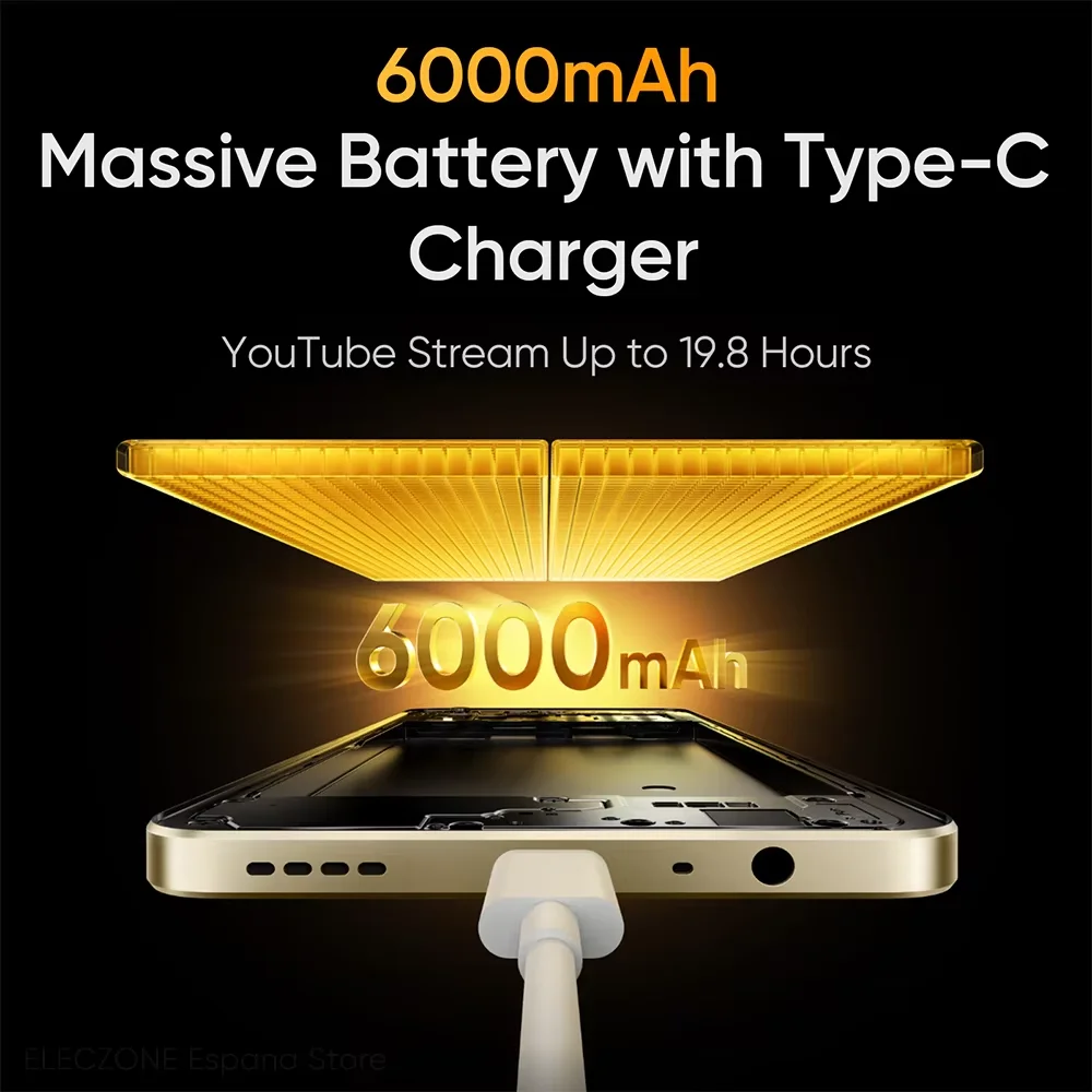 Smartfon Realme Note 70T 6,75" 90Hz 6000mAh - 4