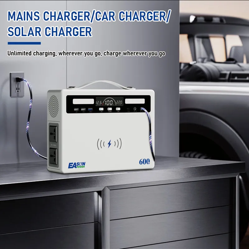 Przenośna stacja zasilania 1000W 781Wh - 5