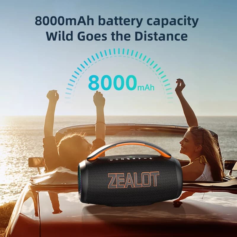 Głośnik Bluetooth Zealot P12 60W z TWS - 5