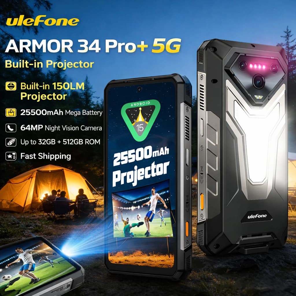 Ulefone Armor 34 Pro 5G - smartfon o dużej wydajności