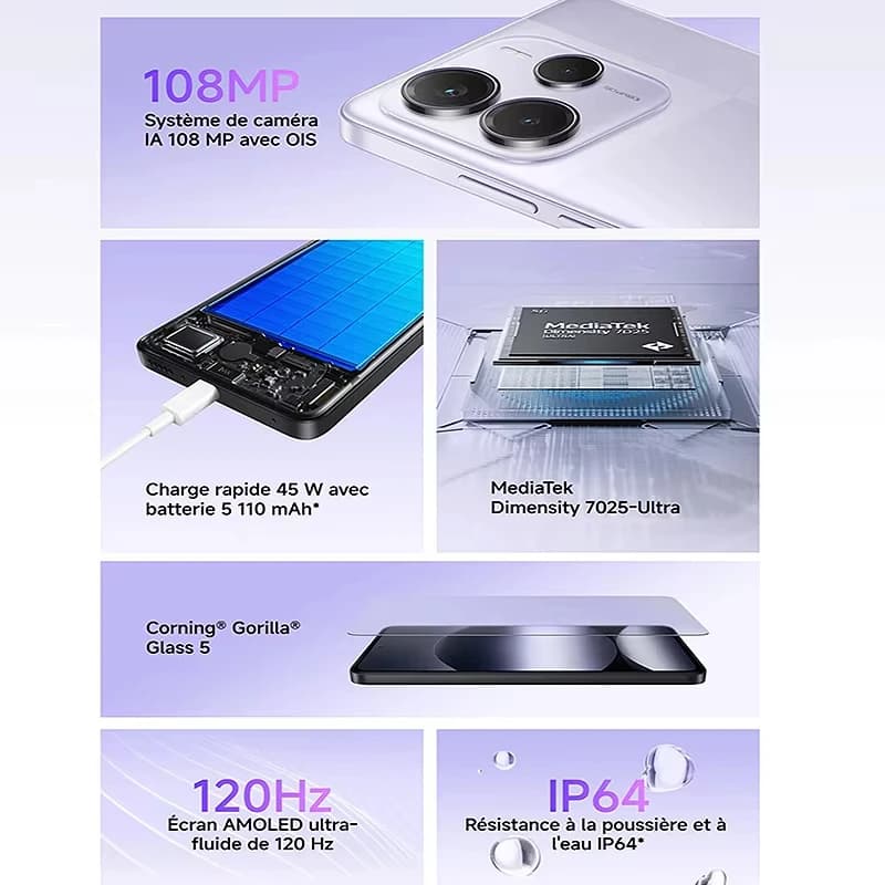 Redmi Note 14 5G smartfon 108MP NFC - 3