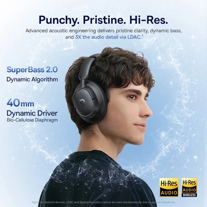 Słuchawki Baseus EH10 NC ANC Bluetooth - 4