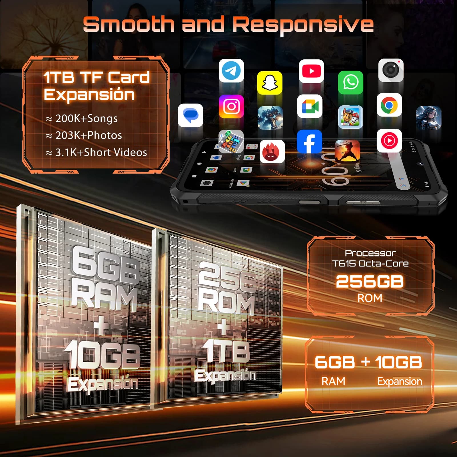 Cubot KingKong ES 3 16GB RAM 256GB - 5