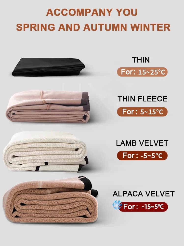 Legginsy zimowe damskie polarowe wysoka talia - 6