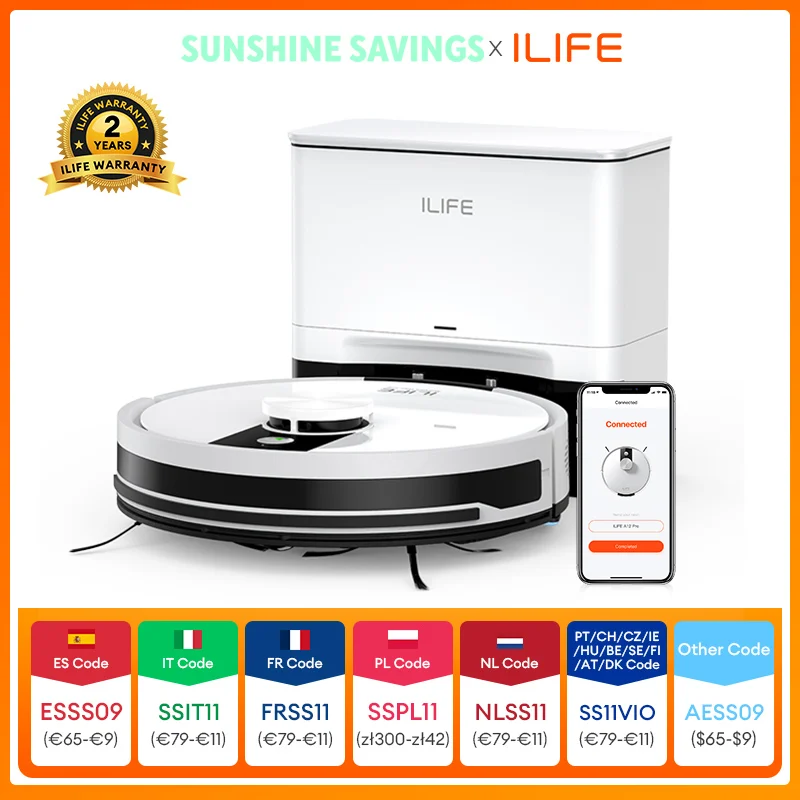 ILIFE A12 Pro robot sprzątający z mopem