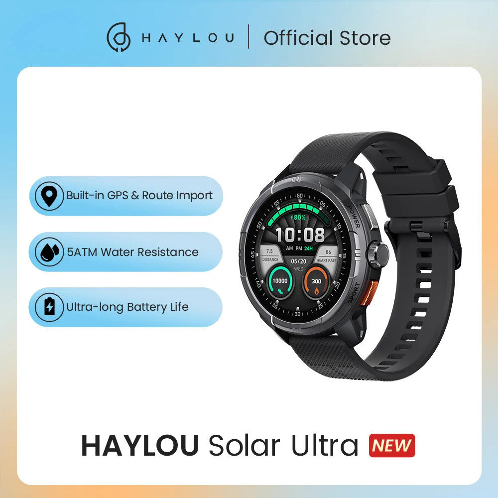 Smartwatch HAYLOU Solar Ultra GPS AMOLED