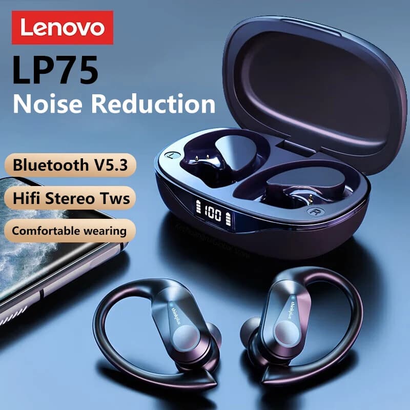 Słuchawki Lenovo LP75 TWS Bluetooth 5.3